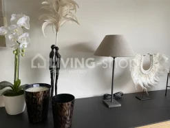 Verlichting online Tafellamp donkerbrons H20 met ronde lampenkap