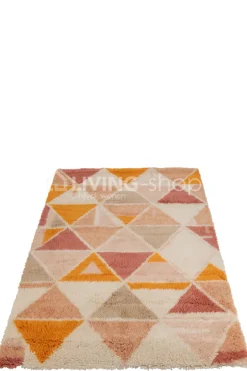 J-LINE Tapijt meerkleurig wol mix 300x200 vloerkleed