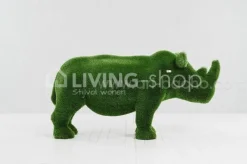 Tuinbeeld kunstgras Neushoorn Topiary