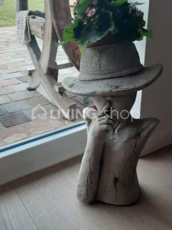 Cosy & Trendy Tuinbeeld vrouw torso bloempot COSY @ HOME
