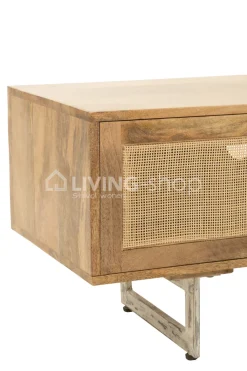 J-LINE Tv kast Hout Naturel meubelen