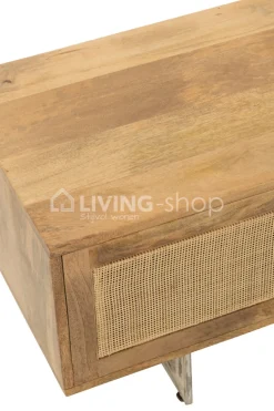 J-LINE Tv kast Hout Naturel meubelen