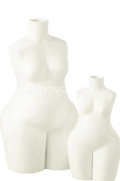 J-LINE Vaas vrouwen lichaam glas