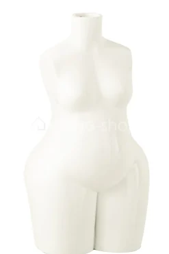 J-LINE Vaas vrouwen lichaam glas
