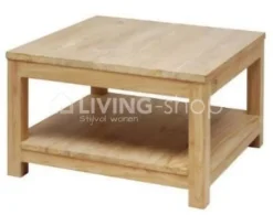J-LINE Vierkante salontafel Polo strak landelijke stijl Timeless Living