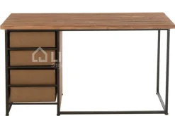 J-LINE Vintage bureau Moa wandtafel
