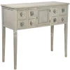 J-LINE Vintage cottage console mint commode, meubels