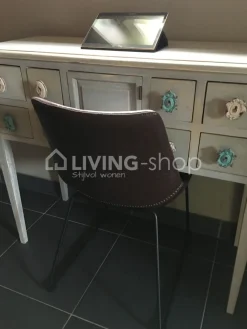J-LINE Vintage cottage console mint commode, meubels