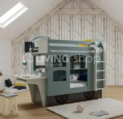 MATHY BY BOLS Wagon Bed + Bureau