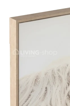 J-LINE Wanddeco Buffel Yak hoofd decoratieve kader