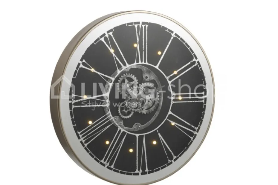 J-LINE Wandklok LED cijfers