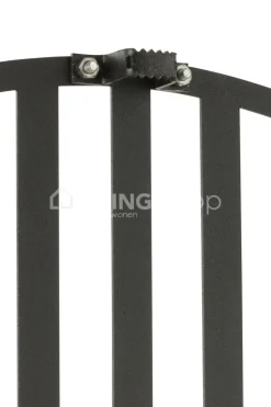 J-LINE Wandklok lijnen metaal small