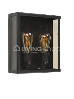 Verlichting online Wandlamp brons buiten/binnen Maritieme wandverlichting 1 lamp