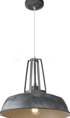 Verdace verlichting Warehouse retro hanglamp betongrijs