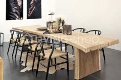 Wishbone stoel essenhout naturel