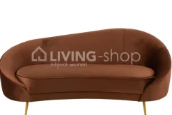 J-LINE Zetel Sofa Elisabeth Zitbank Groen
