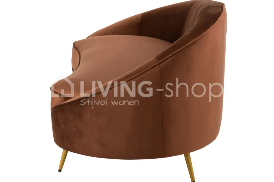 J-LINE Zetel Sofa Elisabeth Zitbank Groen