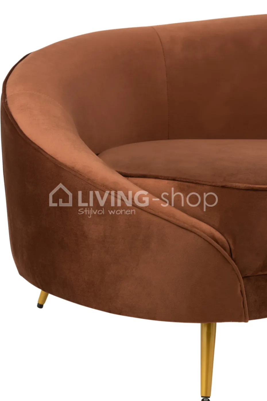 J-LINE Zetel Sofa Elisabeth Zitbank Groen