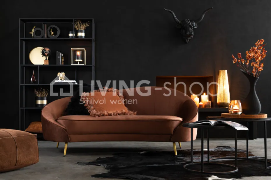 J-LINE Zetel Sofa Elisabeth Zitbank Groen