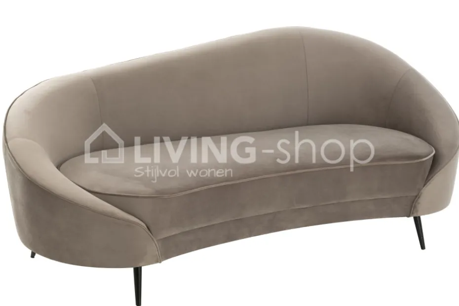J-LINE Zetel Sofa Elisabeth Zitbank Groen