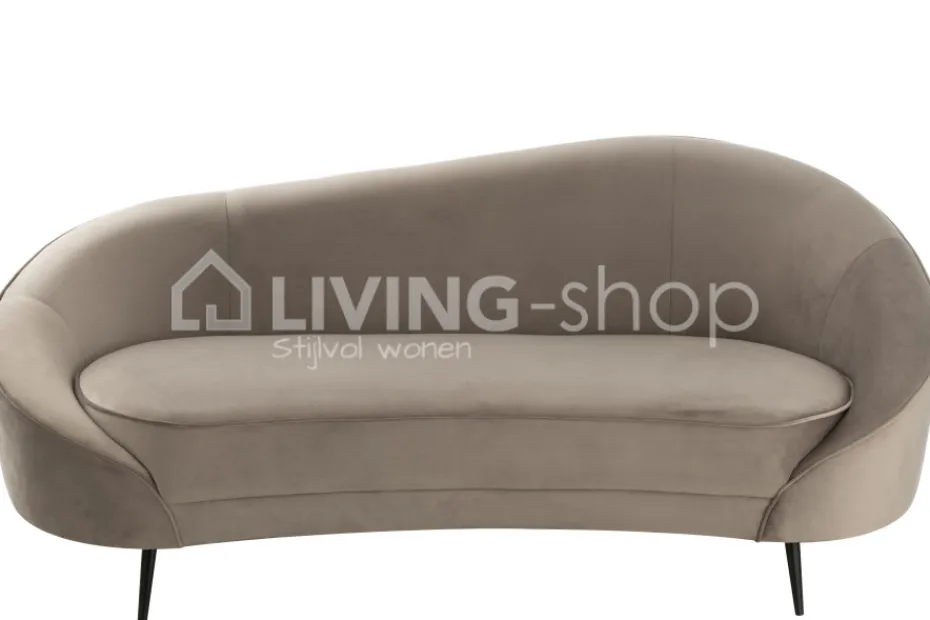 J-LINE Zetel Sofa Elisabeth Zitbank Groen