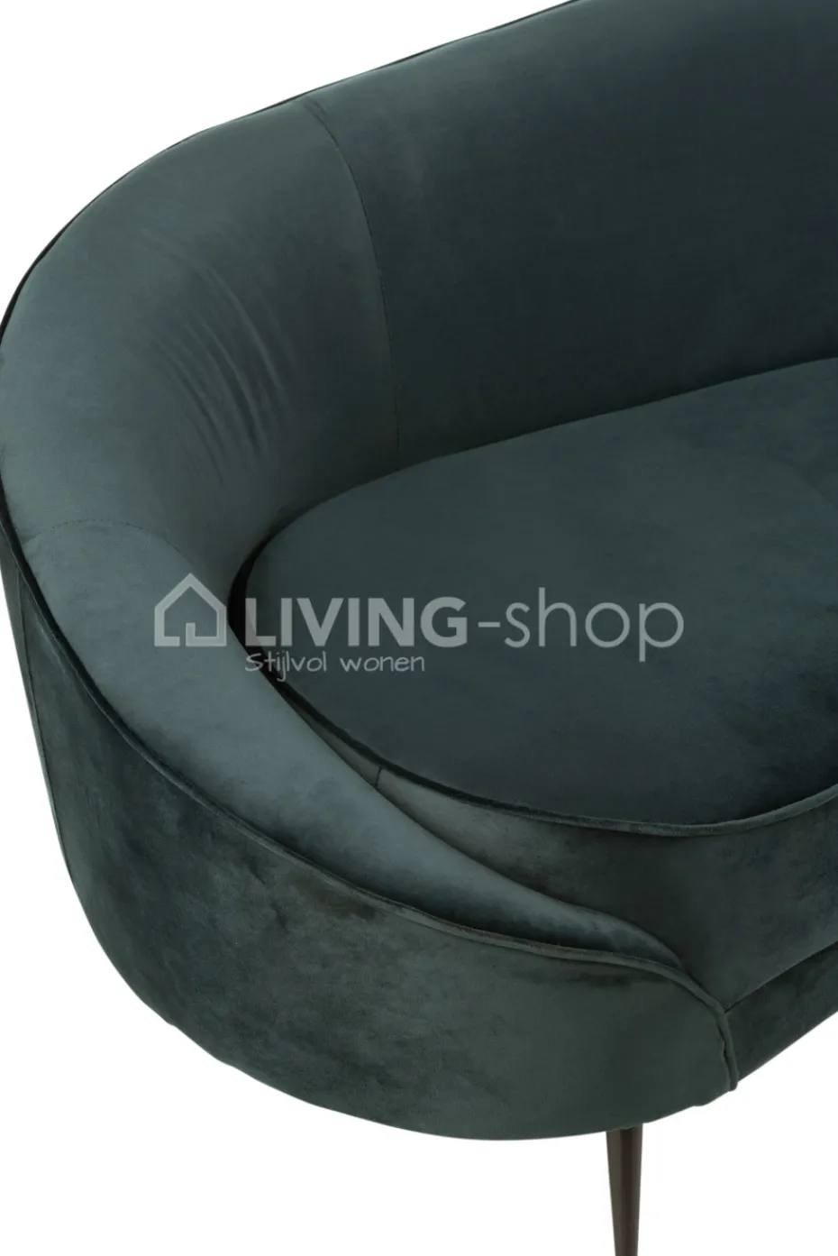 J-LINE Zetel Sofa Elisabeth Zitbank Groen