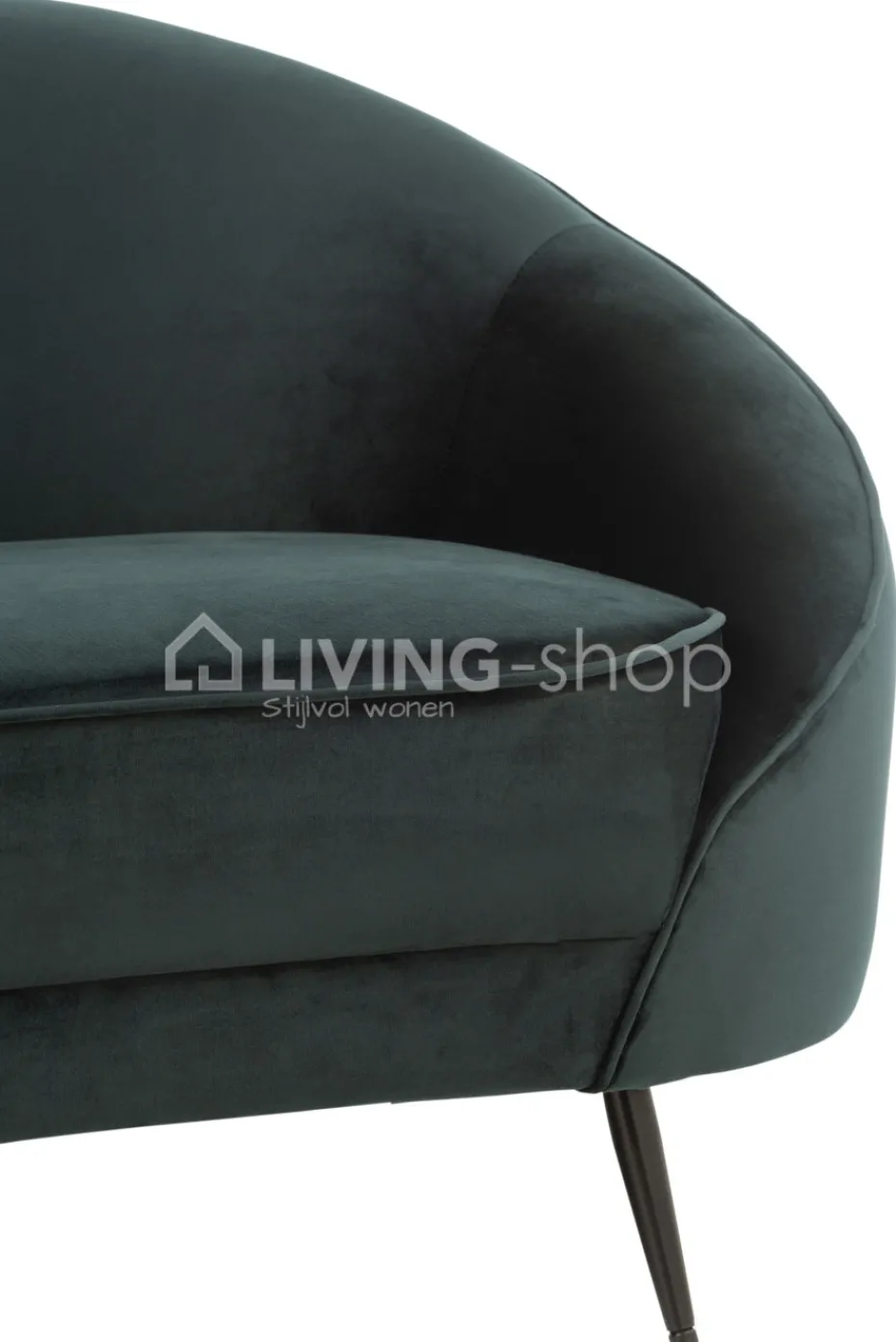 J-LINE Zetel Sofa Elisabeth Zitbank Groen