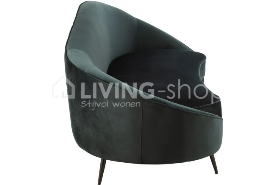 J-LINE Zetel Sofa Elisabeth Zitbank Groen
