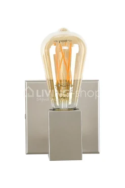 Verlichting online Zwarte wandlamp industrieel modern